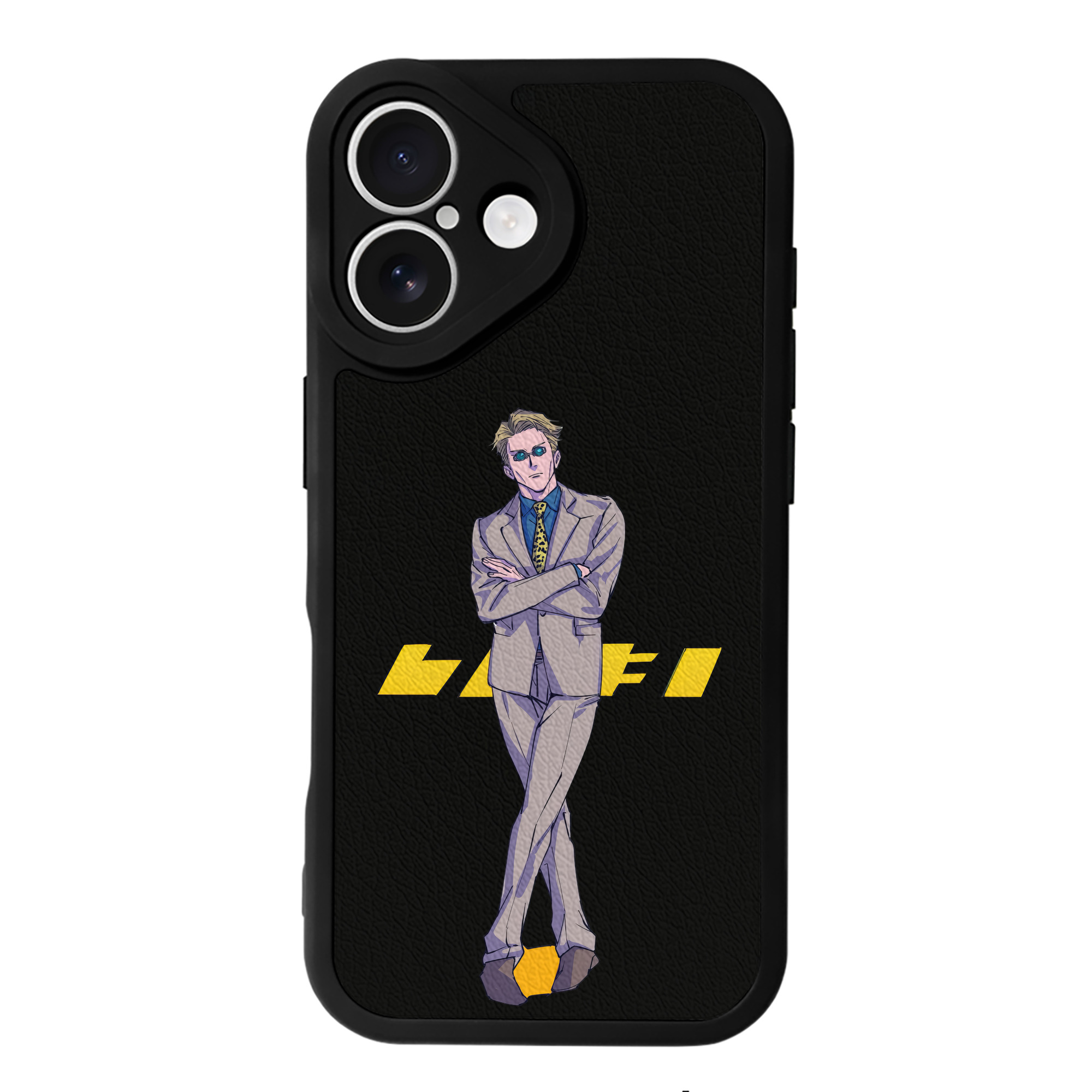 （画像用） 呪術廻戦 Jujutsu Kaisen 【iPhone 16シリーズ対応】シリコンスマホケース（レザー調） 材質：シリコン